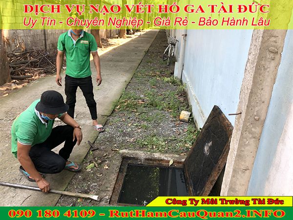 Nạo vét hố ga Bình Dương Tài Đức ưu đãi 25% dịch vụ BH 4 năm