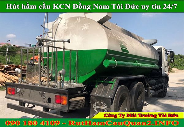 Hút hầm cầu KCN Đồng Nam giá rẻ chỉ 99K, uy tín, sạch sẽ