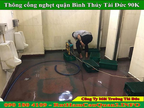 Thông cống nghẹt quận Bình Thủy BH 2 năm khuyến mãi 99K