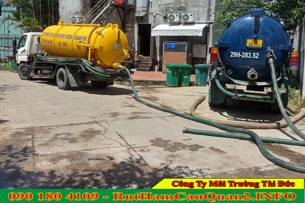 Rút hầm cầu Phường Tân Sơn Nhì